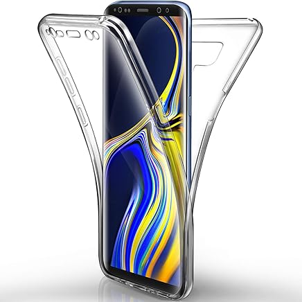 Aroyi???Carcasa Samsung Galaxy Note 9???Funda, Transparente Silicona Gel Case Completo 360?degres Full Body Protecci?n antiara?azos Carcasa Funda para Samsung Galaxy Note 9 Aroyi???Carcasa Samsung Galaxy Note 9???Funda, Transparente Silicona Gel Case Completo 360?degres Full Body Protecci?n antiara?azos Carcasa Funda para Samsung Galaxy Note 9