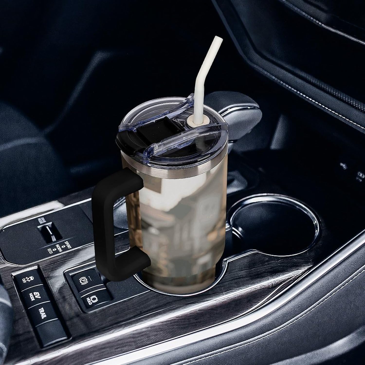 40 Oz Tumbler with Straw And Lid Retro Style Rabbit Insulated Travel Coffee Mug Stainless Steel Water Bottle Vacuum Insulated Tumblers for Sport Work Car Travel Weekends