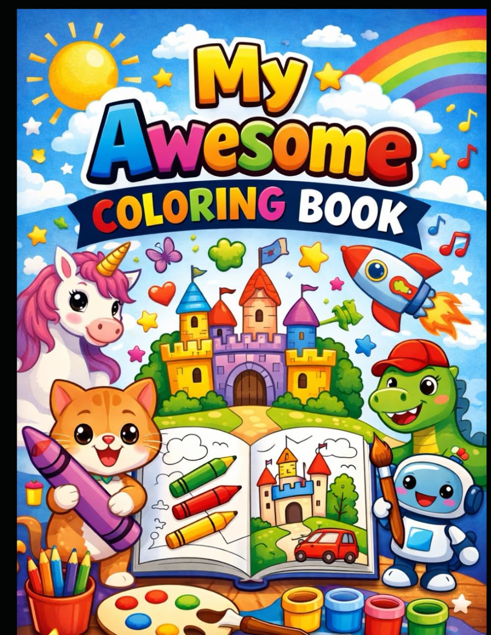 Fun & Creative Coloring Pages for Kids Ages 3–6
