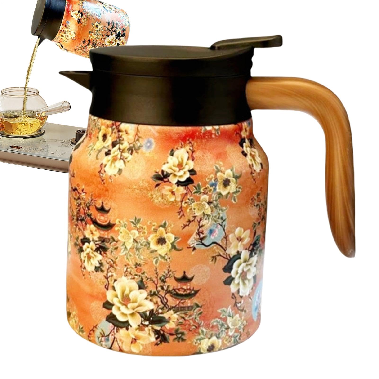 Jarra térmica para café que evita que las bebidas se enfríen con infusor limpio