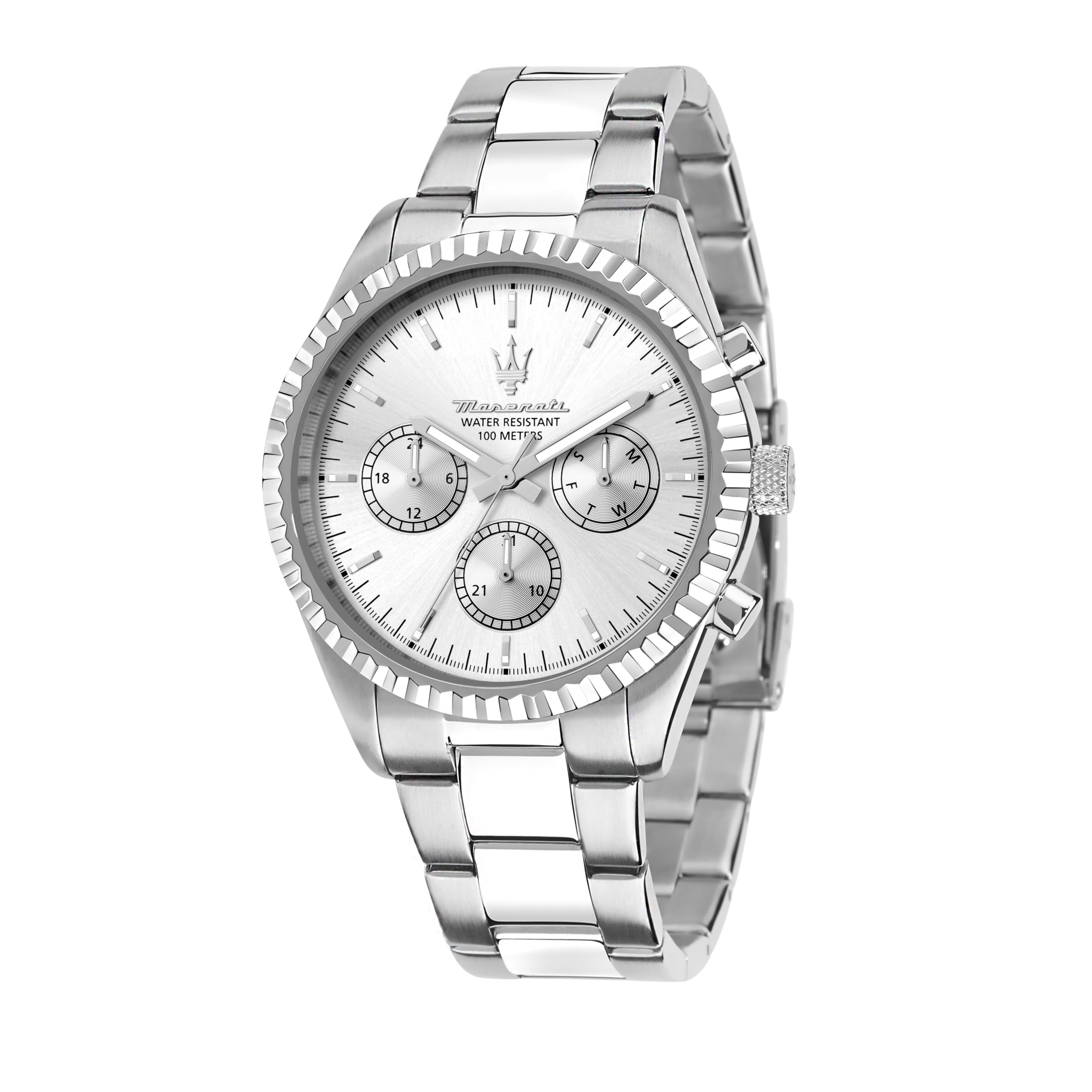 Maserati Reloj Hombre, Multifunción, Analógico, 43 mm, Colección COMPETIZIONE - R8853100041