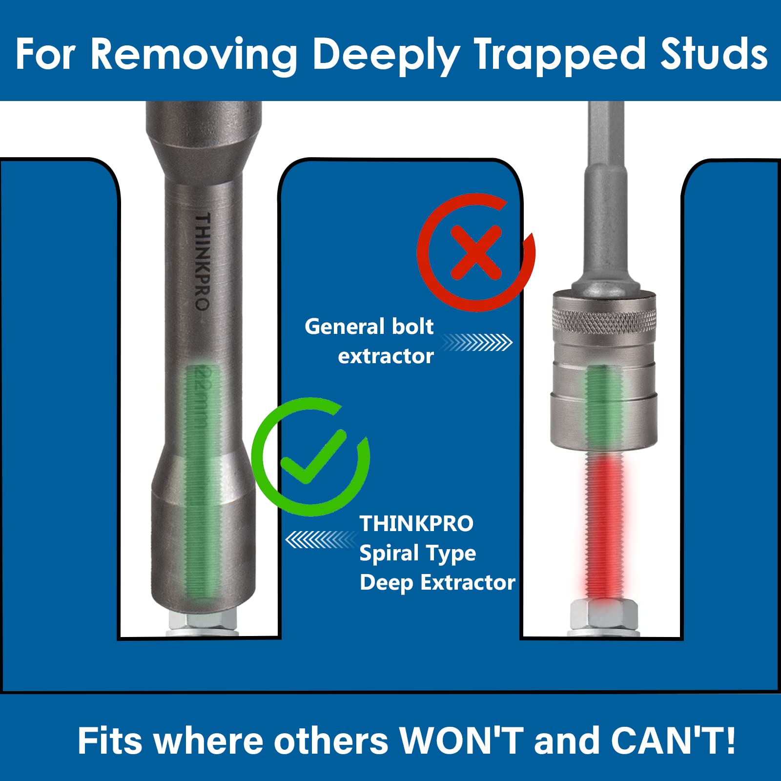 Snapklik.com : ThinkPro Spiral Type Deep Extractor Set,Professional ...