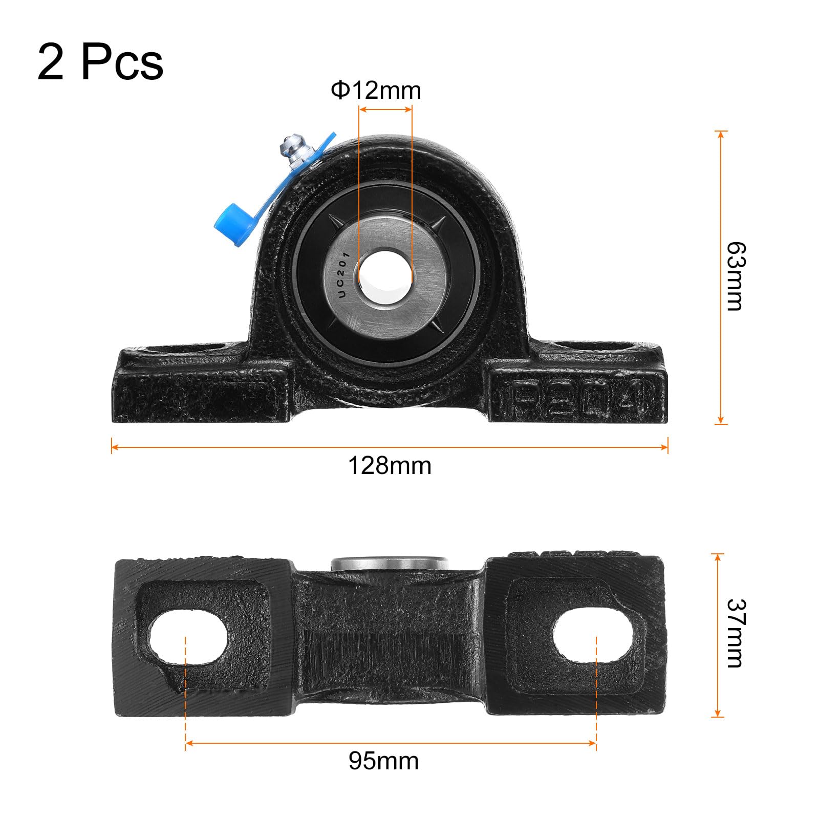 Pillow Block Bearing, Ball, 3/4