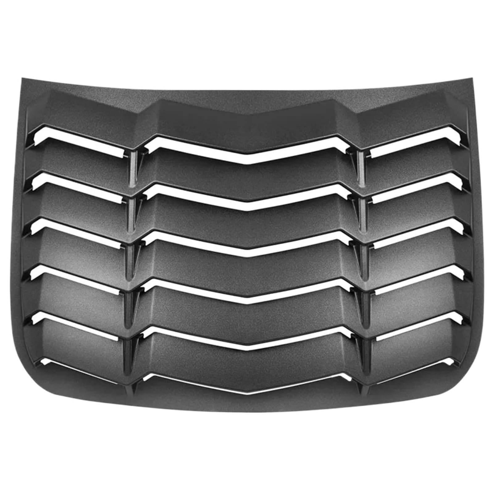 Rear Window Louver Windshield Sun Shade Cover (Matte Black) Compatible for Honda Accord Sedan 4-Door 2018-2022 GT Lambo Style