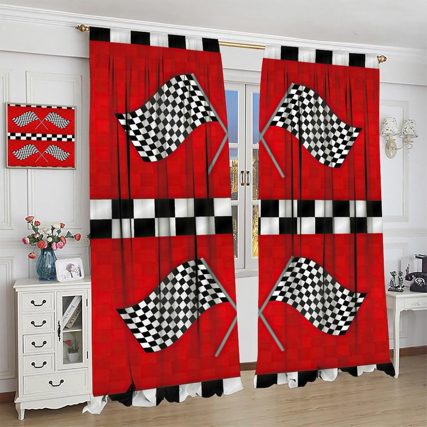 ルーシー】 洗濯可 モロッコ風柄 透け感 レースカーテン | おしゃれなカーテンVENIRC ベニーク レースカーフラッグ 遮光カーテン ブラック ホワイト チェック クロスレース 格子柄 ウィンドウドレープ リビングルーム 寝室 52