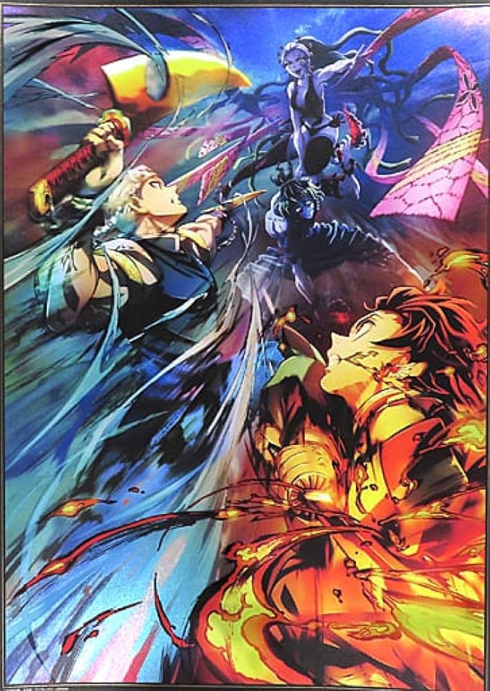 鬼滅の刃 - 鬼滅の刃 ufotable 遊郭編 お楽しみくじ B2原画ポスター 宇隨天元 鬼滅の刃 ufotableダイニング Wチャンス B2原画ポスター 宇髄