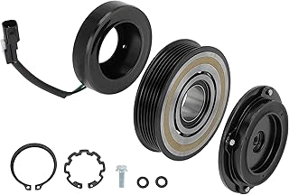 Air Conditioner AC Compressor Clutch Kit for Ford Explorer Flex 2013-2019 for Ford Police Interceptor Taurus for Lincoln MKS MKT MKZ for 7SBH17C AC Compressor Clutch No.198342