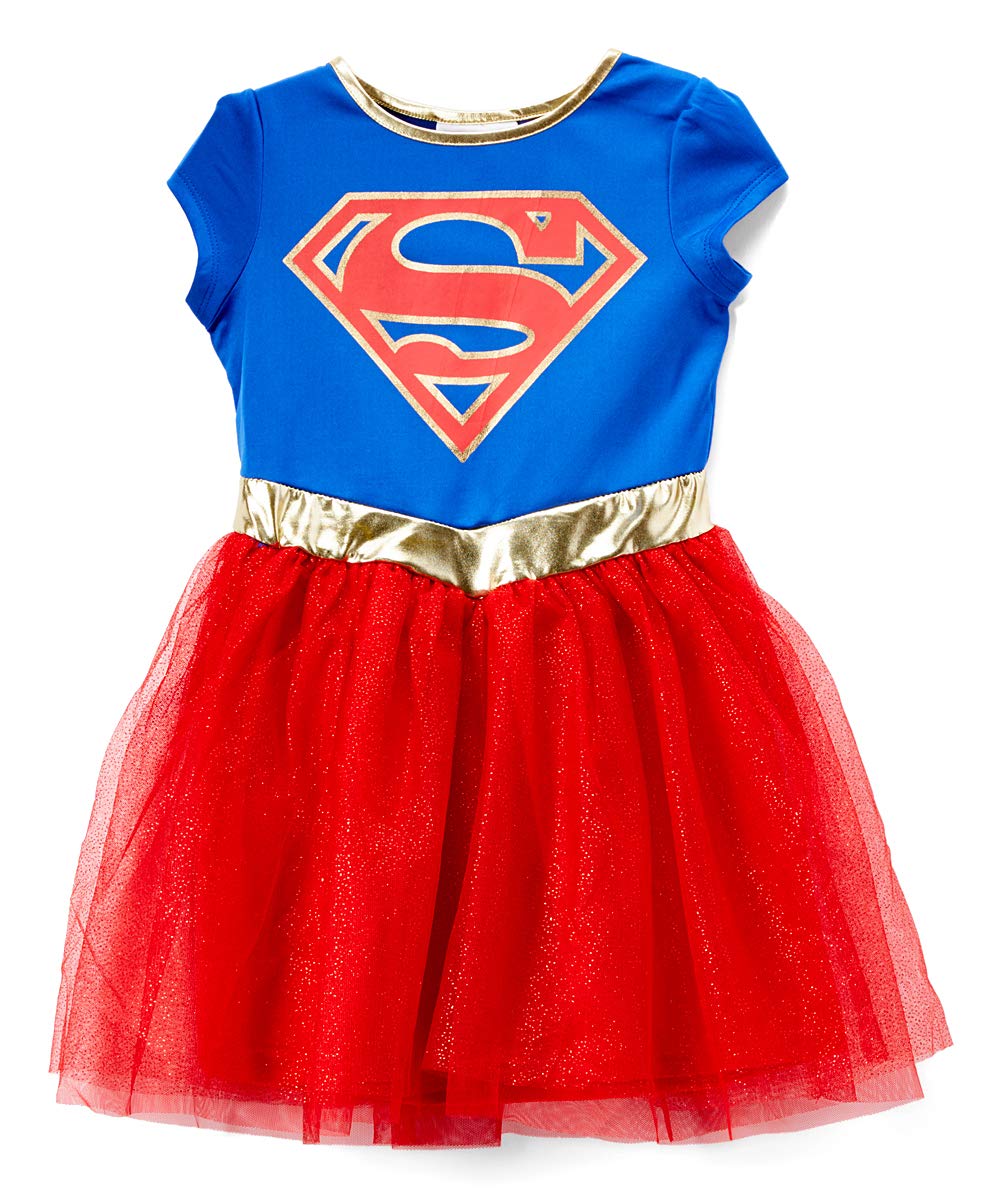DC Comics Girls Ages 4-12 Costume Dress Up - Wonder Woman or Supergirl