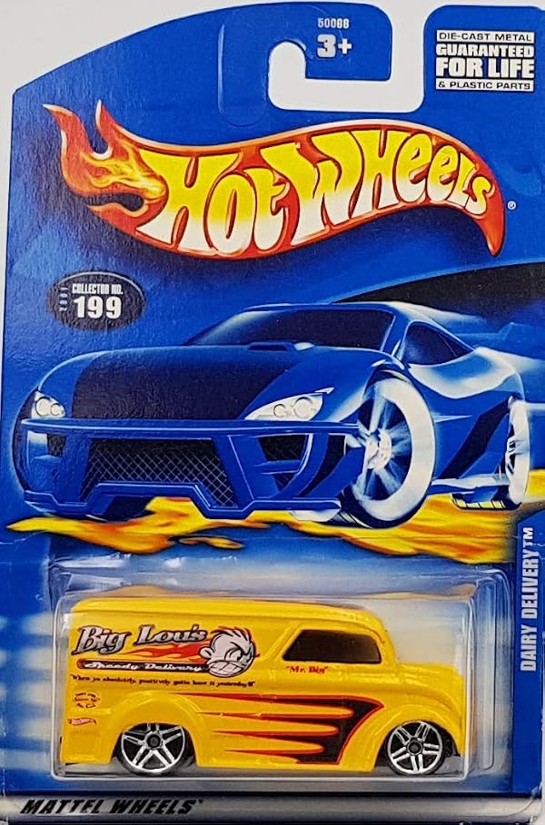 Hot Wheels Big Lou's Speedy Delivery #199 - Dairy Delivery Van - Car - Toy Car - Children's Toy - For Boys by Hot Wheels - Used condition - US$9.03