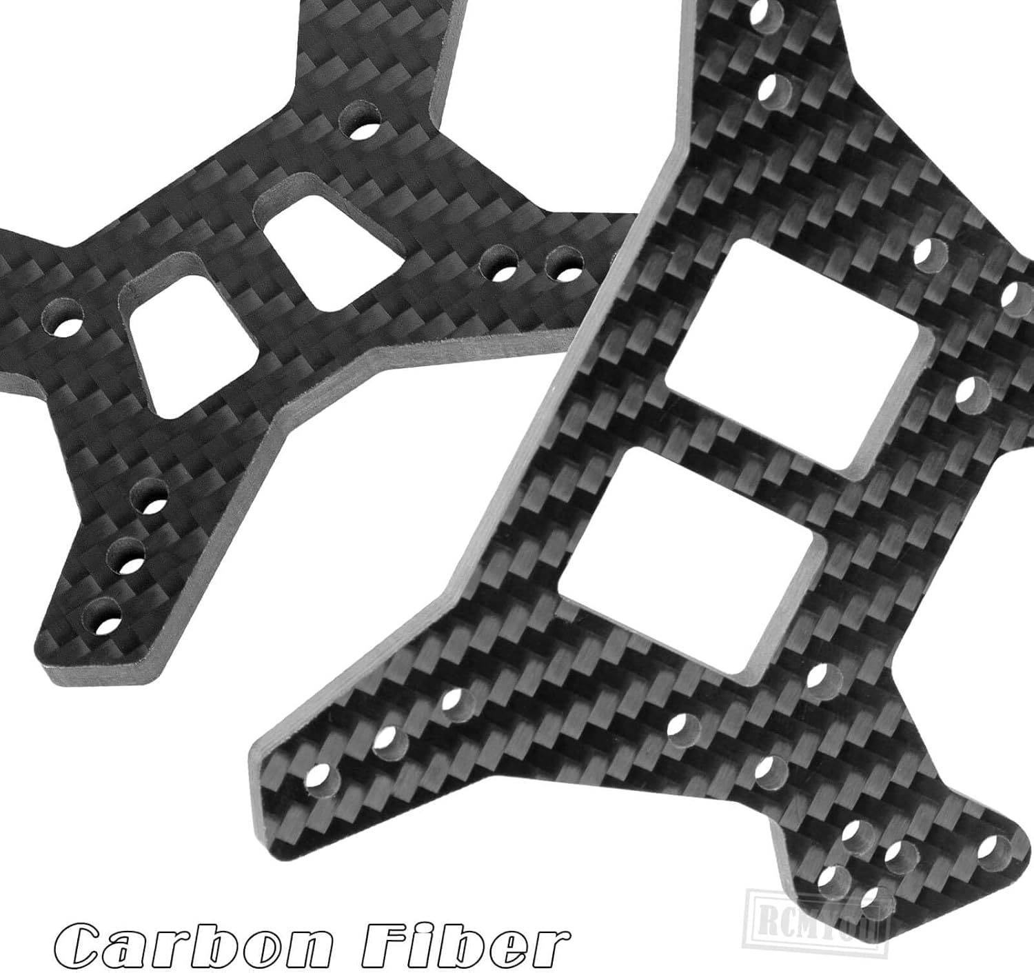 Carbon Fiber Front Rear Shock Tower Shock Mounts w/Shock Standoff Upgrades Part for 1/8 Typhon 6S BLX,Carbon Fiber Shock Mounts