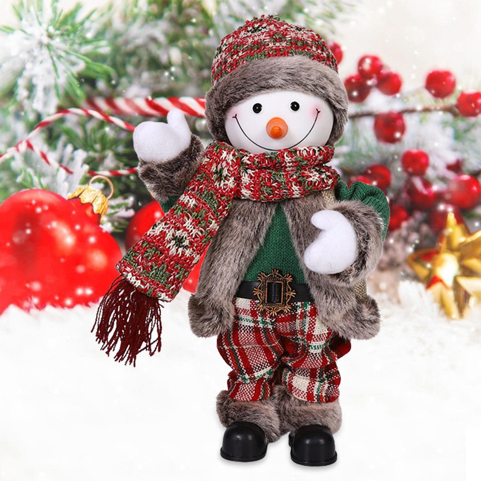 Amazon.co.jp: 電気サンタクローススノーマンダンス音楽おもちゃ