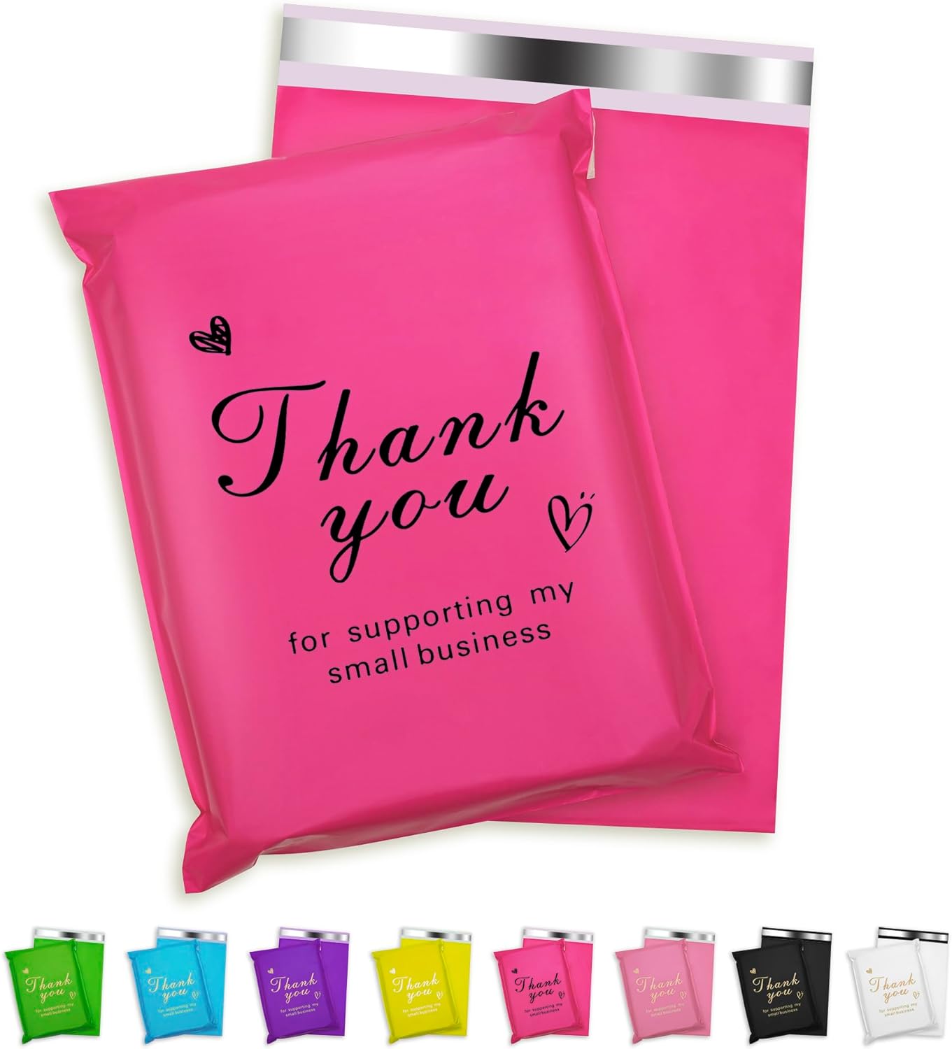 Jowlroel Thank You Poly Mailer 10x13 Inch 100 Pcs