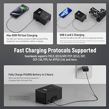 Amazon.com: NEEWER PS099E Mini V Mount Battery 6800mAh 99Wh