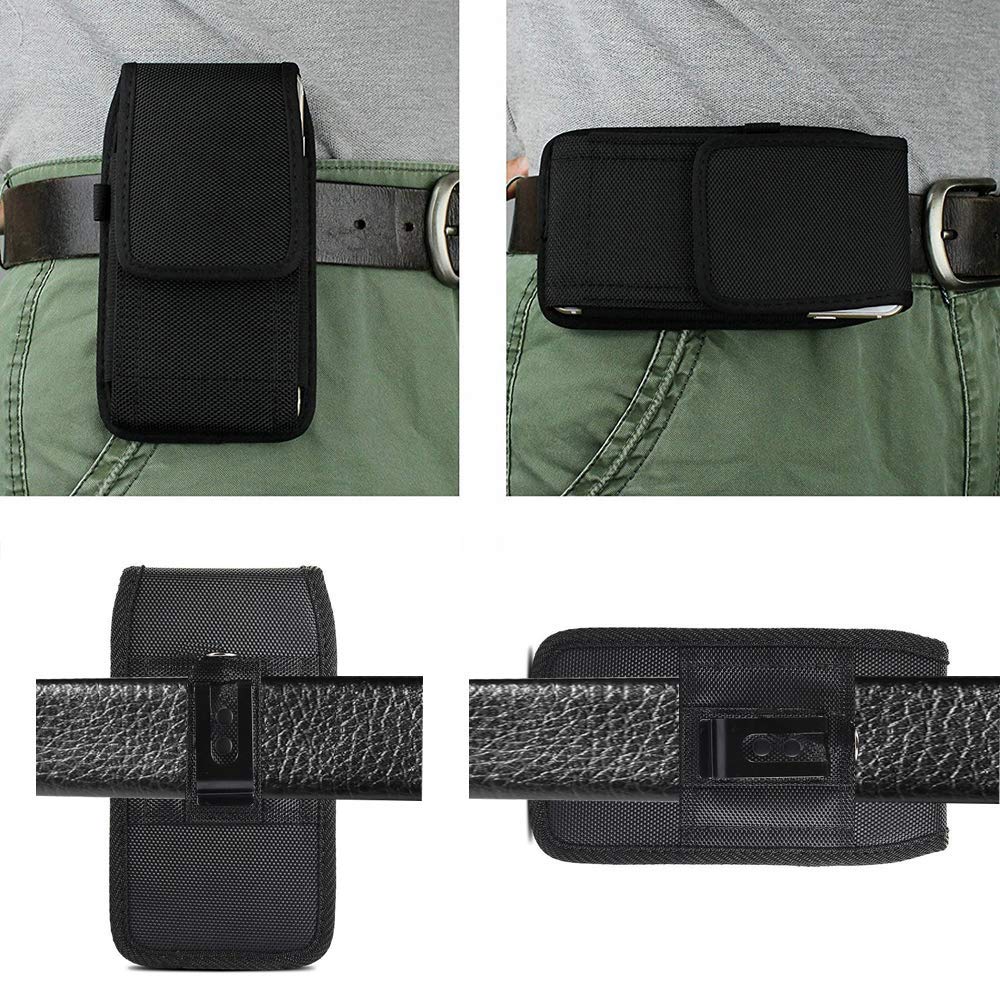 Brassard De Sport Néoprène Noir – Pour Téléphone Jusqu’à 6,5 Pouces – Ajustable, Réfléchissant, Idéal Pour Running Et Vélo