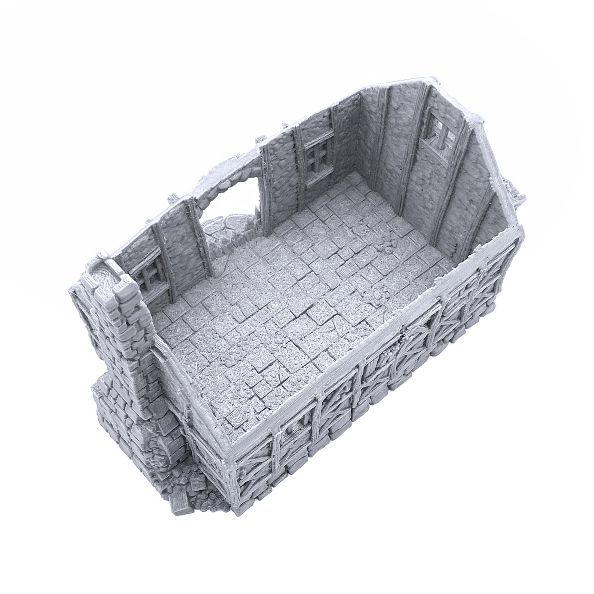 Mimic House by Printable Scenery, 3D Stampato da tavolo RPG Scenery e Wargame Terrain 28 mm Miniature