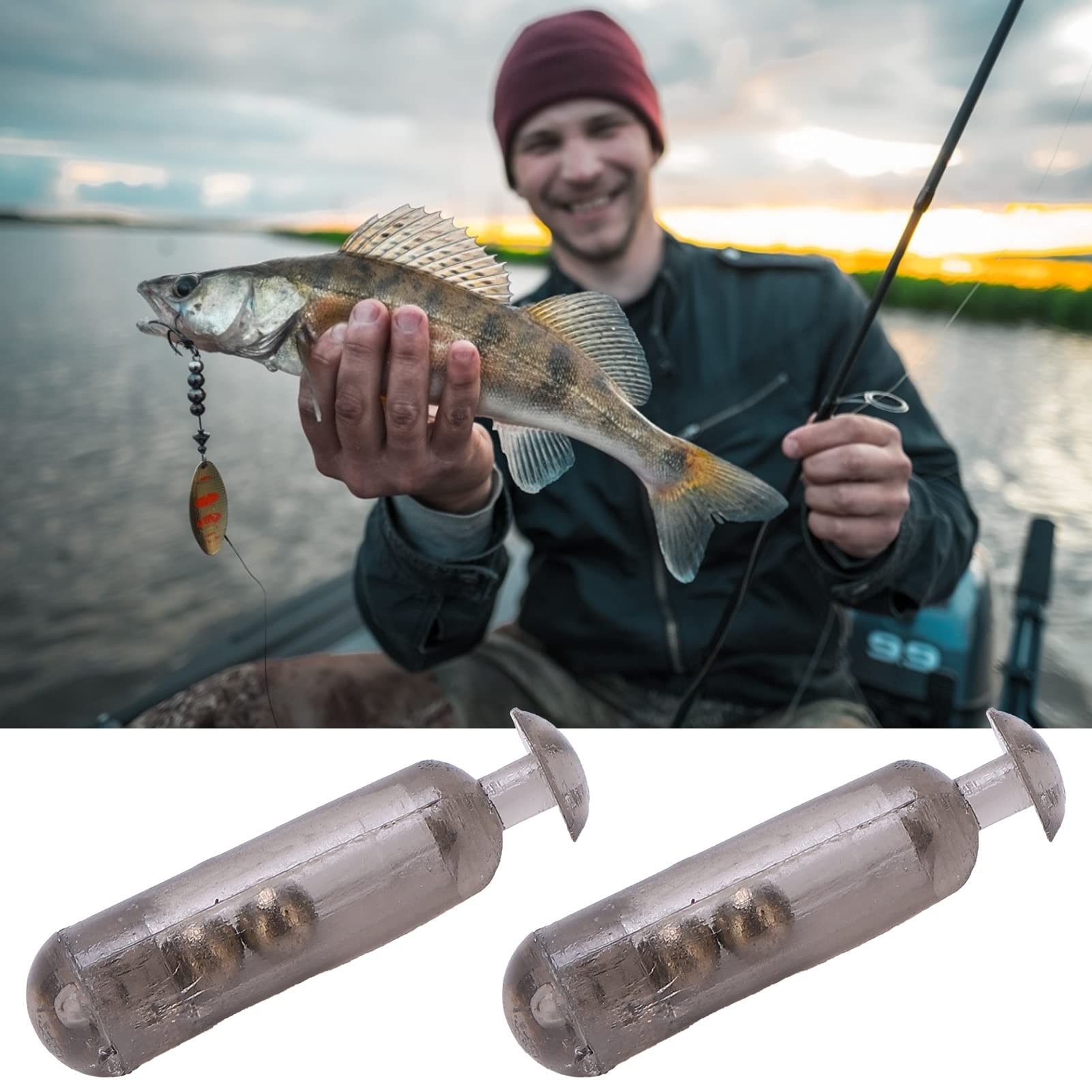 Lot de 10 leurres souples pour la pêche - 2,1 g - Appâts flexibles
