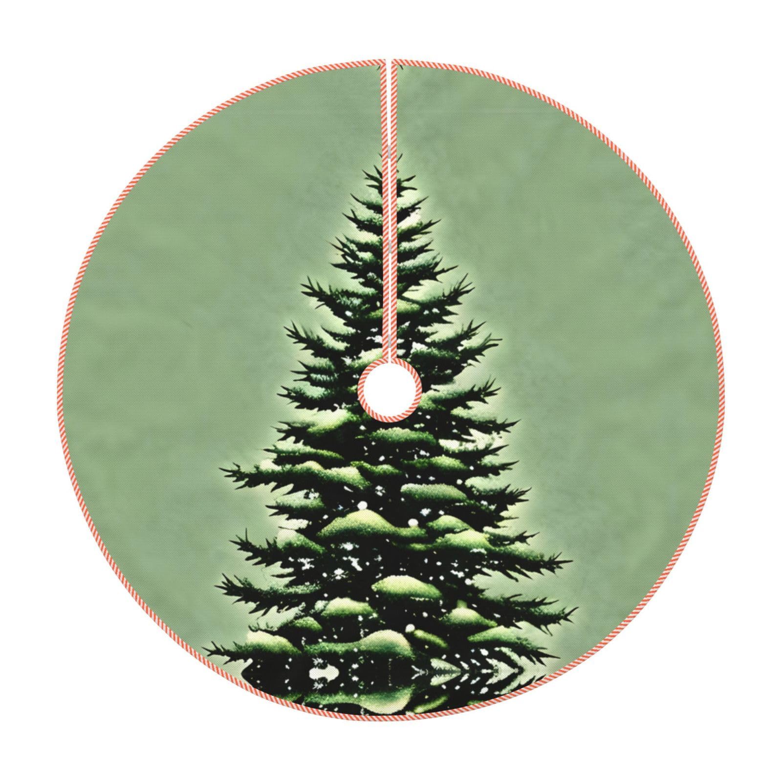 Jupe de sapin rustique épaisse pour cacher le pied de l'arbre de Noël
