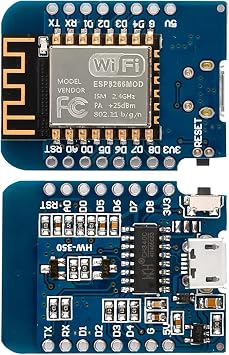Diymore 3PCS D1 for ESP8266 Mini Board NodeMCU WiFi for ESP8266-12F CH340G WLAN Micro USB Module