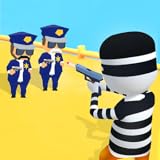 Embark on a thrilling heist adventure as a daring bank robber