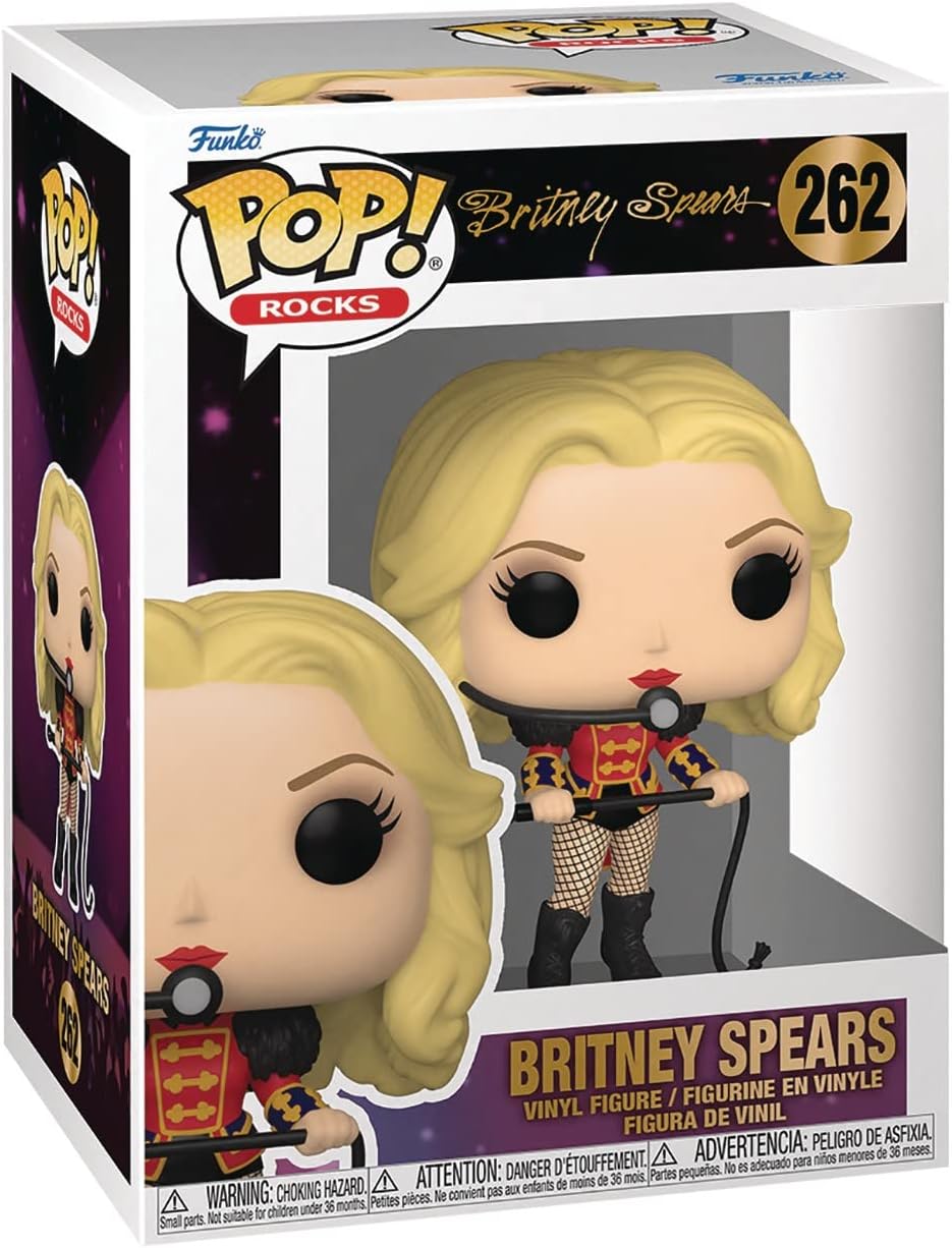 POP Britney Spears - Circus (Ringleader) Funko Vinyl Figure (Bundled with Compatible Box Protector Case), Multicolor, 3.75 inches
