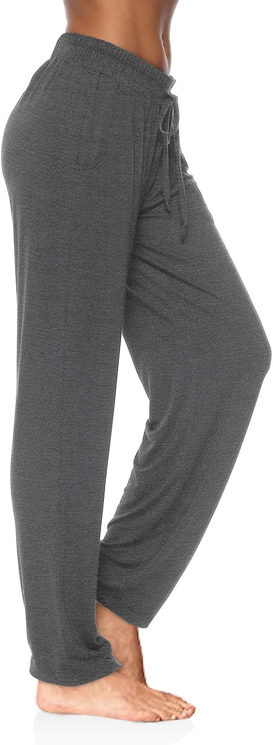 DIBAOLONG Womens Yoga Pants Wide Leg Comfy Drawstring Loose Straight Lounge Running Workout Legging - Image 3