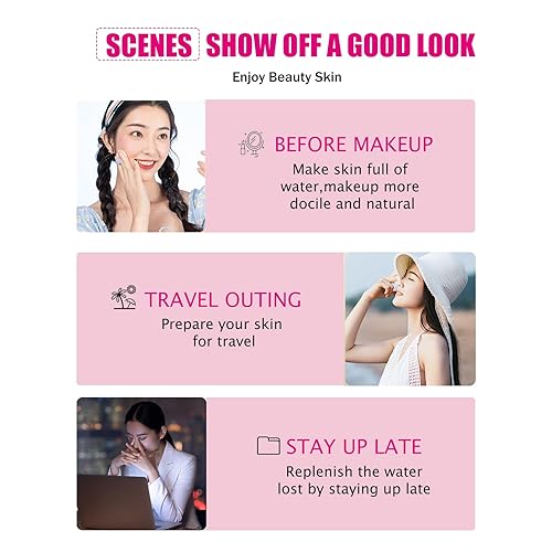 Miniatura 4 de Set de cuidado de la piel para niñas adolescentes, set de regalo con arbutina, 7 piezas de regalo para mujeres con limpiador facial, tóner de suero,