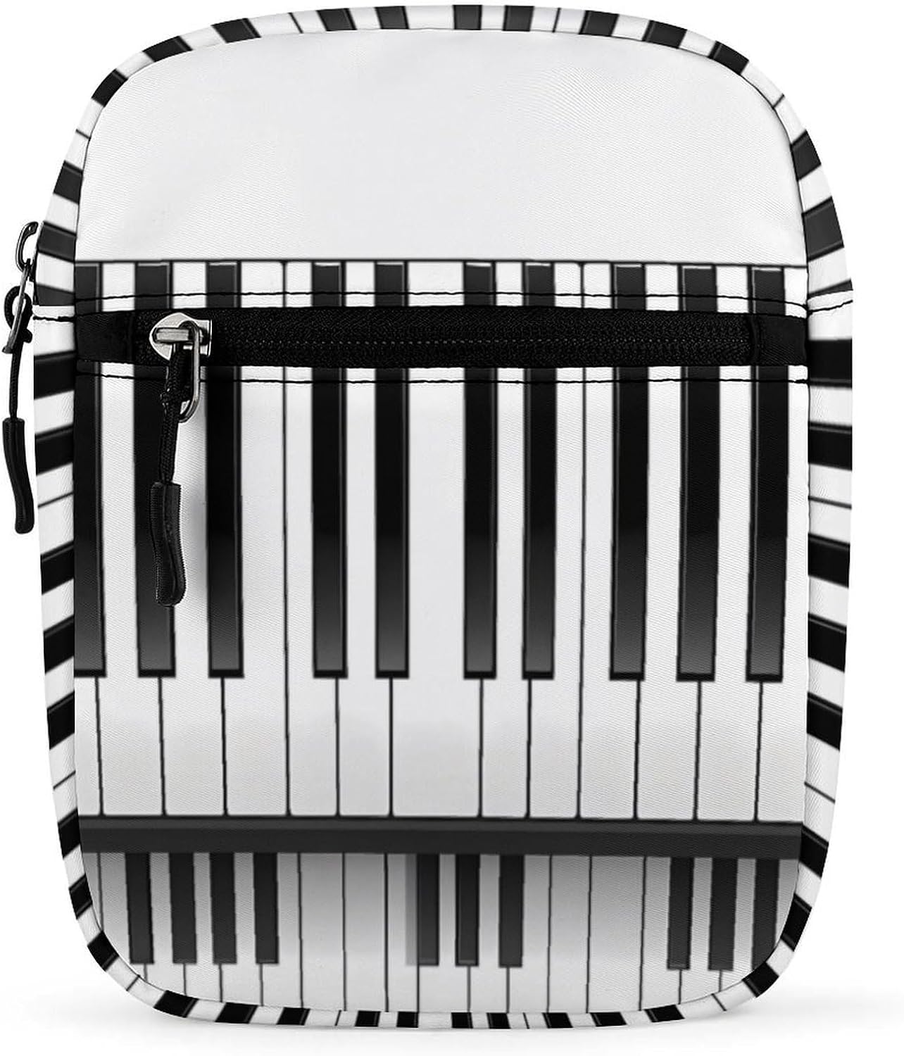 Piano Keys Music Small Crossbody Bags Adjustable Satchel Bag Travel Shoulder Bag Crossbody Purse for Women Men
