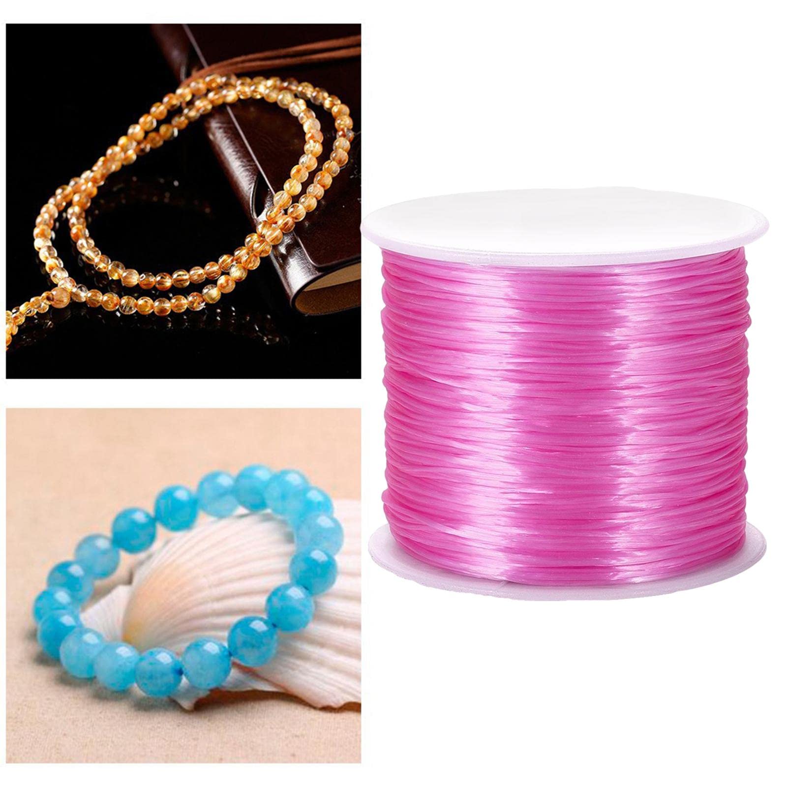 Amazon | Gxdqxxd 2x 0.8mm 60M スレッド ストレッチ カラー ビーズ
