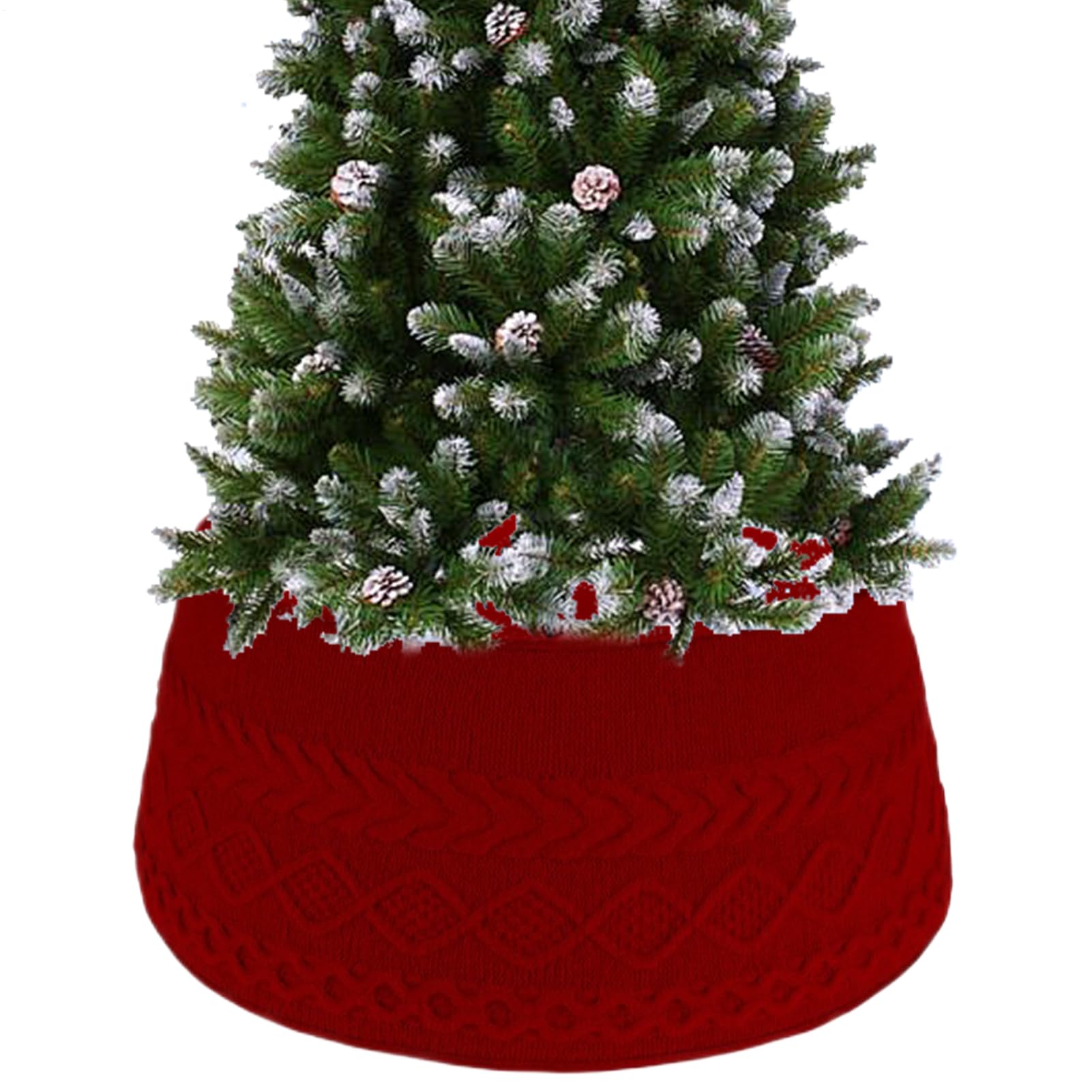 Couvre-pieds de sapin de Noël léger pour décoration intérieure et extérieure