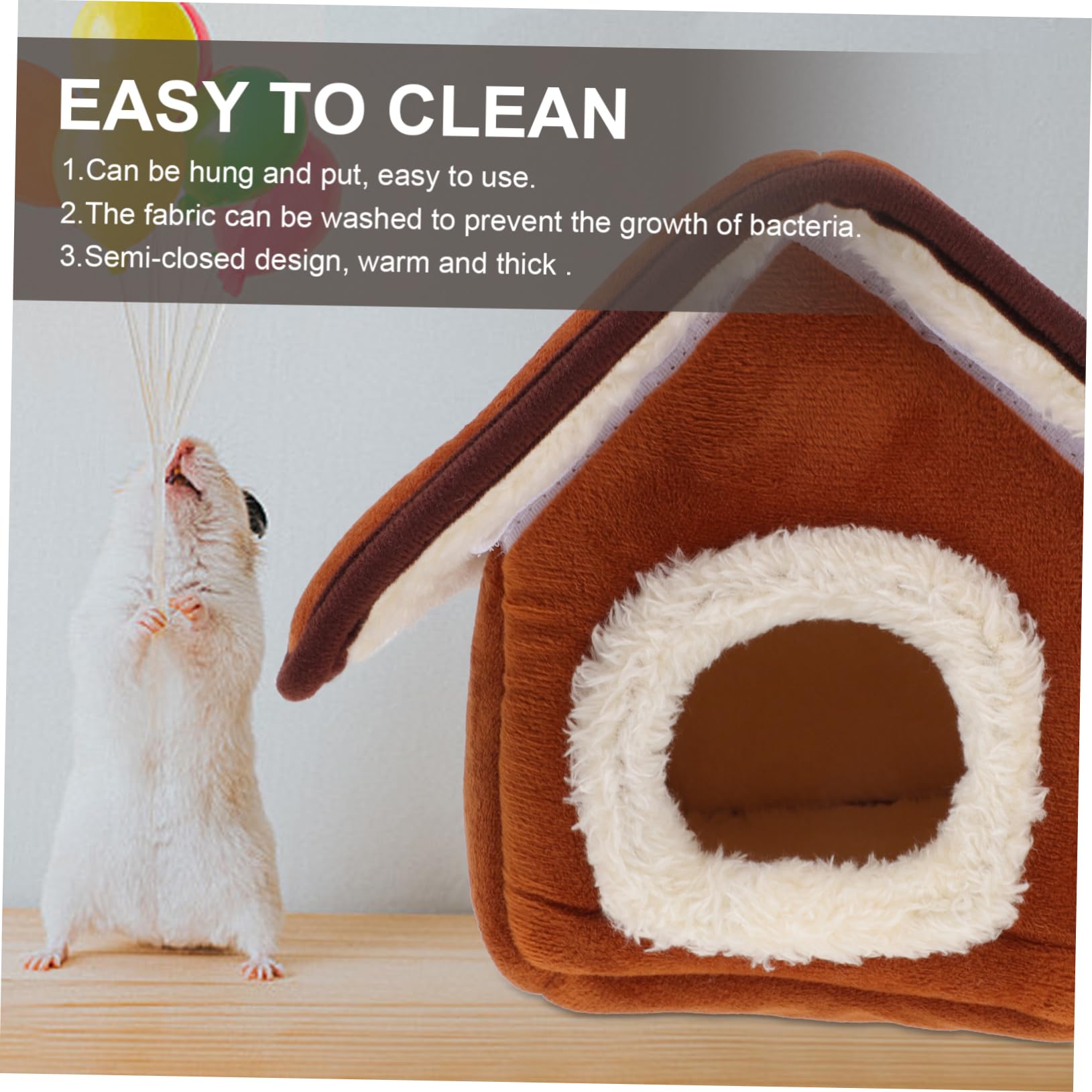 Beavorty 3stücke Hamster Warmes Tiernest Baumwolle Dickes Und Gemütliches Ruhehaus Für Kleintiere Wie Meerschweinchen Und Igel Für Wintergebrauch