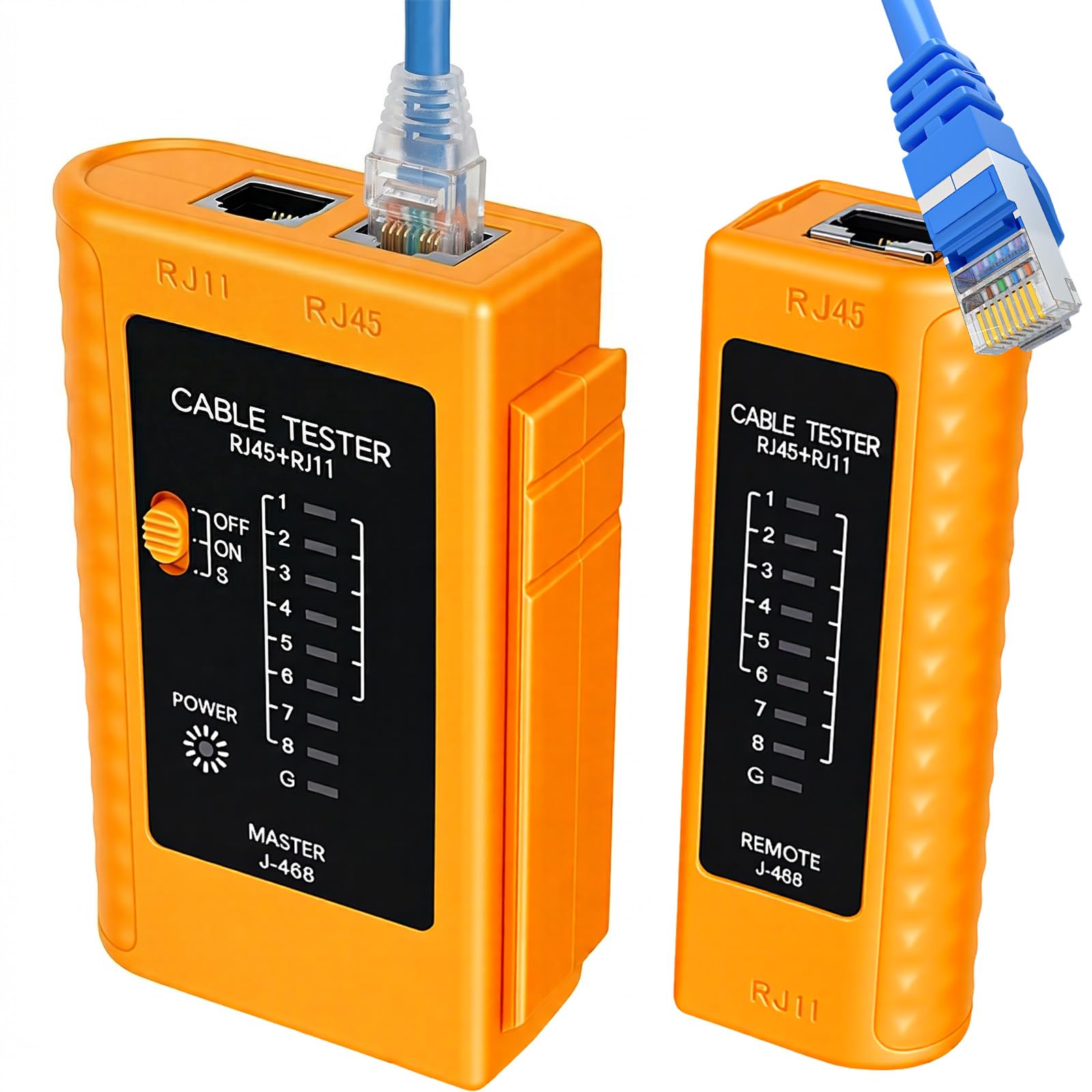 Network Cable Tester - RJ45, RJ11, RJ12 -1