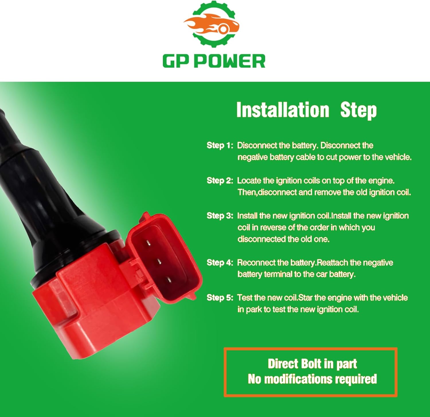 IGNITION COIL SET OF 6 COMPATIBLE WITH NISSAN MAXIMA PATHFINDER FRONTIER MURANO ALTIMA NV1500 2500 3500 QUEST SUZUKI EQUATOR Infiniti FX35 M35 350Z QX4 I35 4.0 3.5 V6 VQ35 VQ40 UF349 UF401