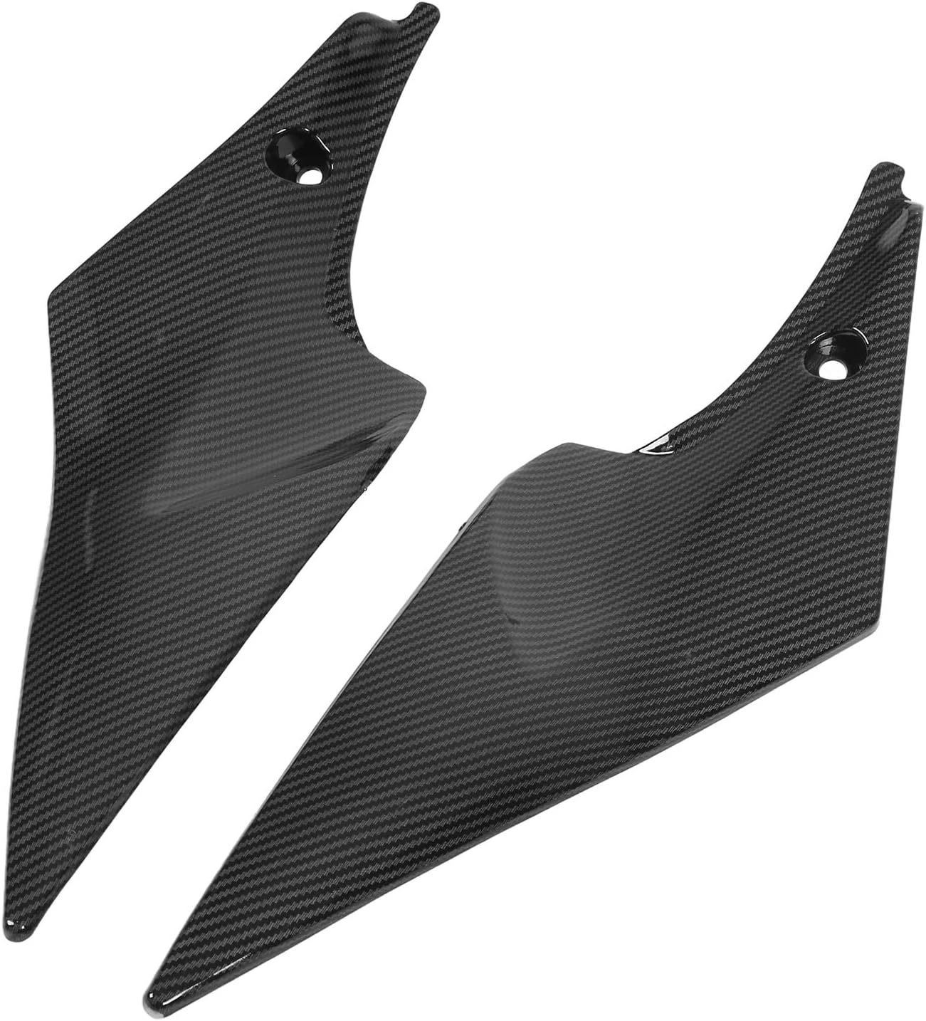 ACAGALA 2pcs Gas Tank Side Fairing Left Right Compatible with GSXR 600 750 2006‑2007 (Carbon Fiber Style)
