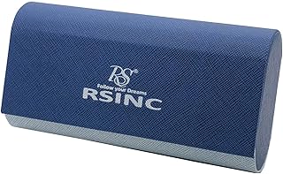 rsinc Eyeglass Case,Unisex Semi Foldable Sunglasses Cases Hard Shell For Men/Women, PU Leather Eyeglass Box | AA1-picture-23