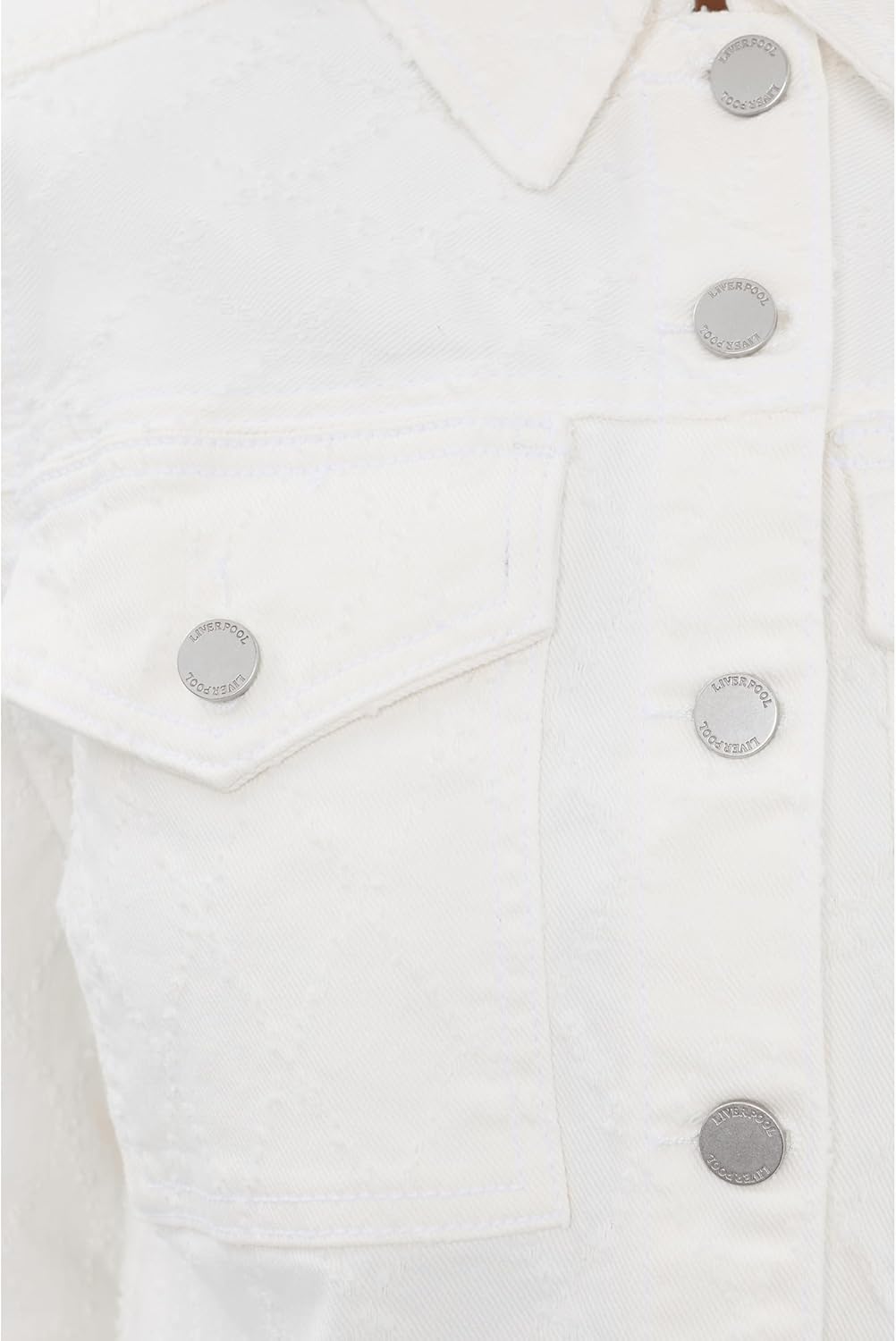 Liverpool Los Angeles Petite Cropped Jacket w/Bracelet Length Cuffed Sleeve