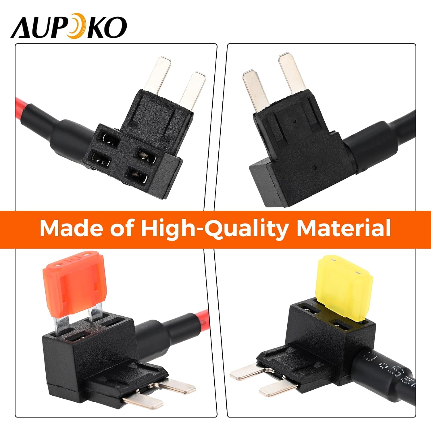Aupoko TIPM Bypass Cable, Fuse Holder Fuse Adapter Compatible with Dodge Ram 1500 2500 3500 Jeep Chrysler VW 2007-2016, Replace CBWPR091AA(14AWG Wire/20AMPs)