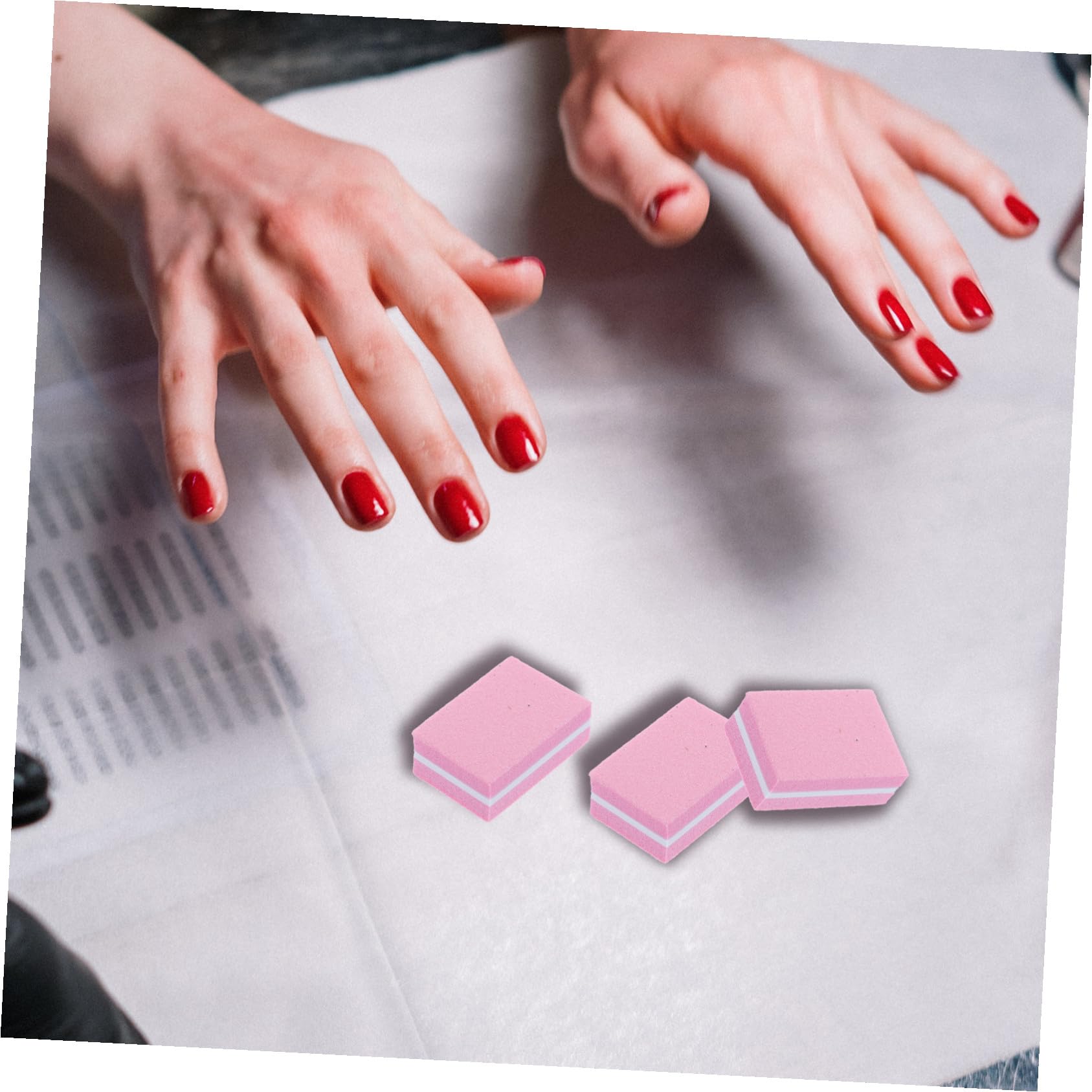 FRCOLOR Juego De 3 Bloques De Lijado Para Limar Uñas Herramienta Para Manicura Y Pedicura 50 Unidades X 3