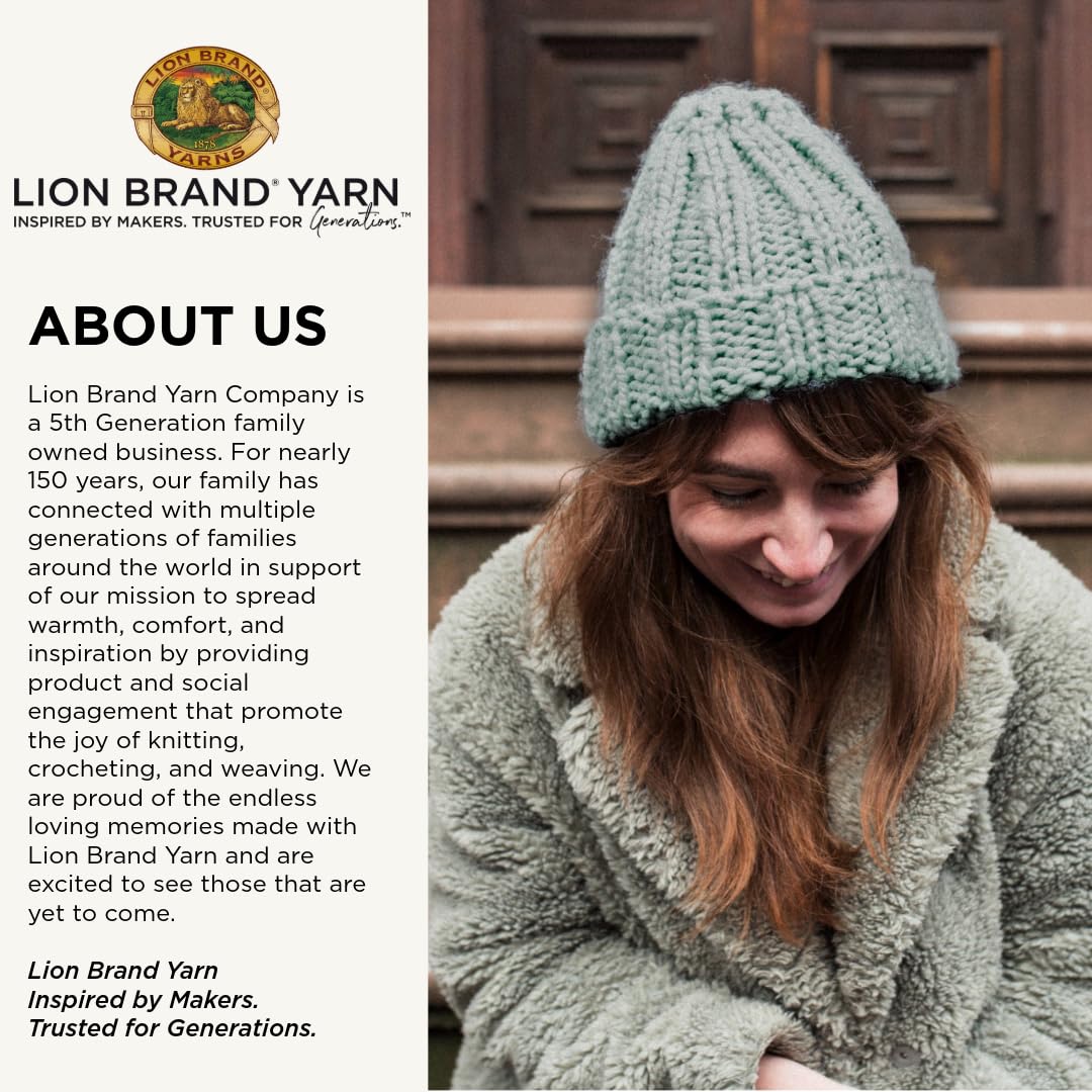 Lion Brand Yarn Thick & Quick Yarn Przędza, miękka i gruba. do robienia na drutach, szydełkowania i rękodzieła, 3-pak, różowa (Potion)