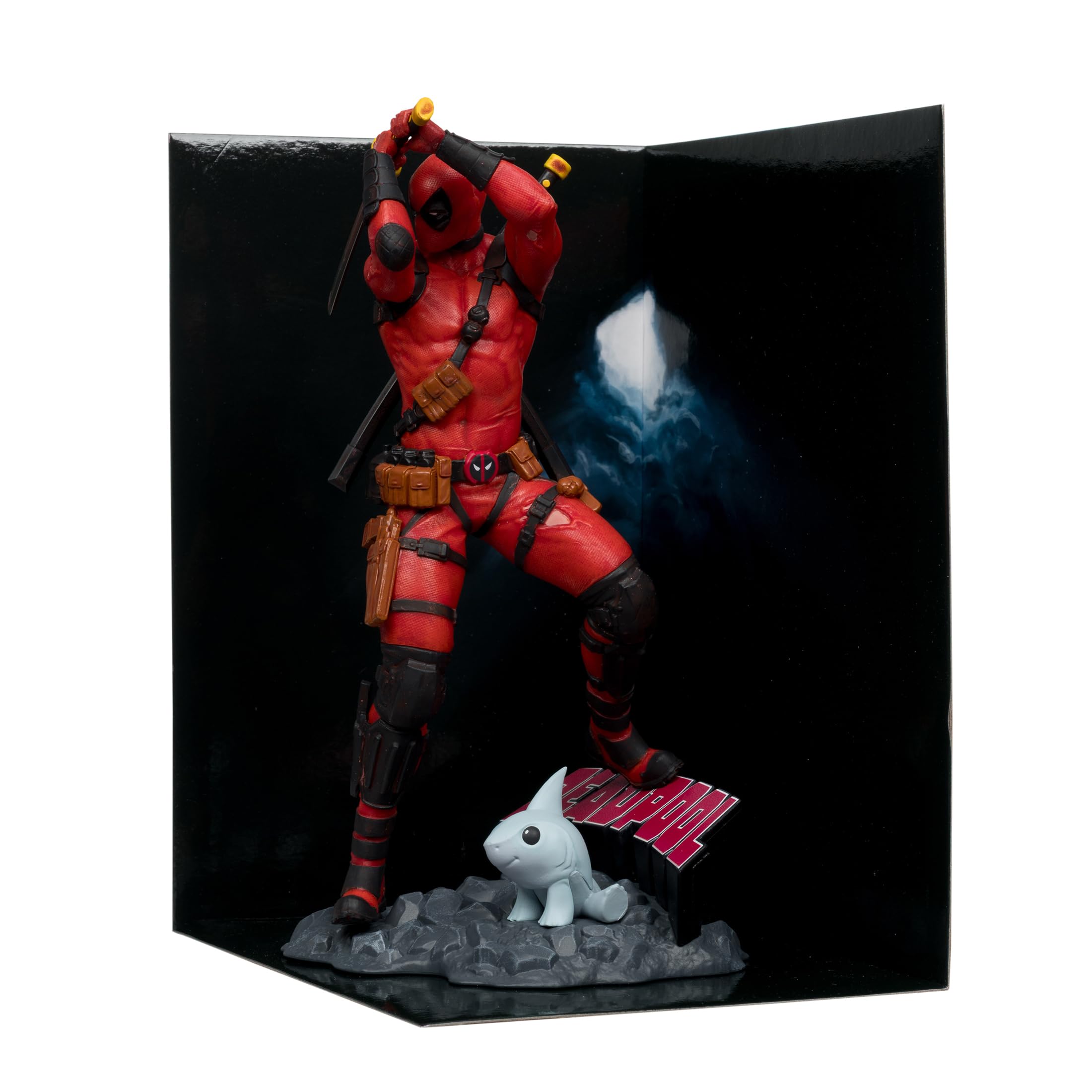 McFarlane Toys - Marvel Deadpool - Coleccionable a Escala 1:10 con Escena (Deadpool #1)