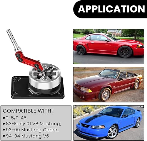Miniatura 2 de Endxedo Kit de cambio de transmisión manual de cambio rápido para Ford Mustang T45 T5 compatible con Ford Mustang 83-04 para Thunderbird 83-88 para