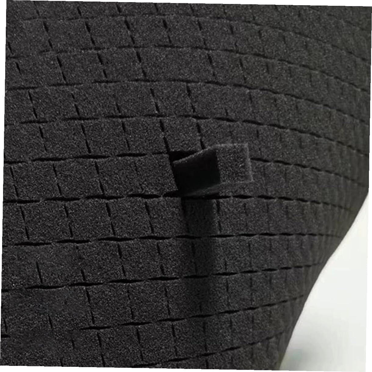Uonlytech 2pcs Black Foam Grid Insert Packaging Padding 405x305x50mm Shockproof Protective Cushioning Foam Sheets for Shipping and Tool Box Organizer