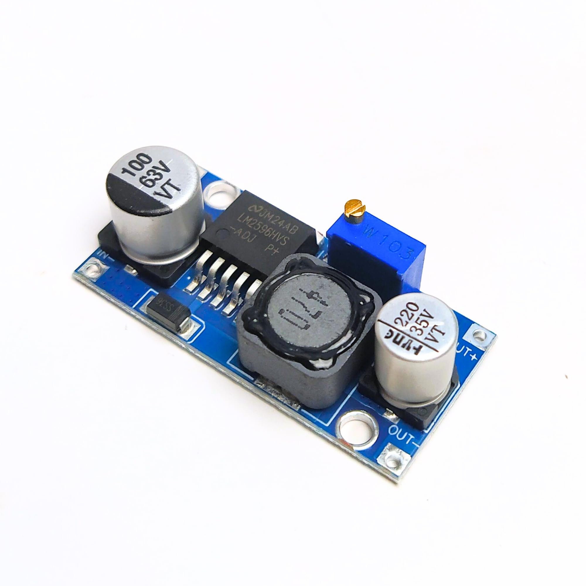 LM2596HVS Adjustable Voltage Regulator DC-DC Buck Converter Module | 3A Output | Wide Input Voltage Range 4.5V to 40V | High Efficiency Power Supply for UNO | and Other Electronics Projects-image-39