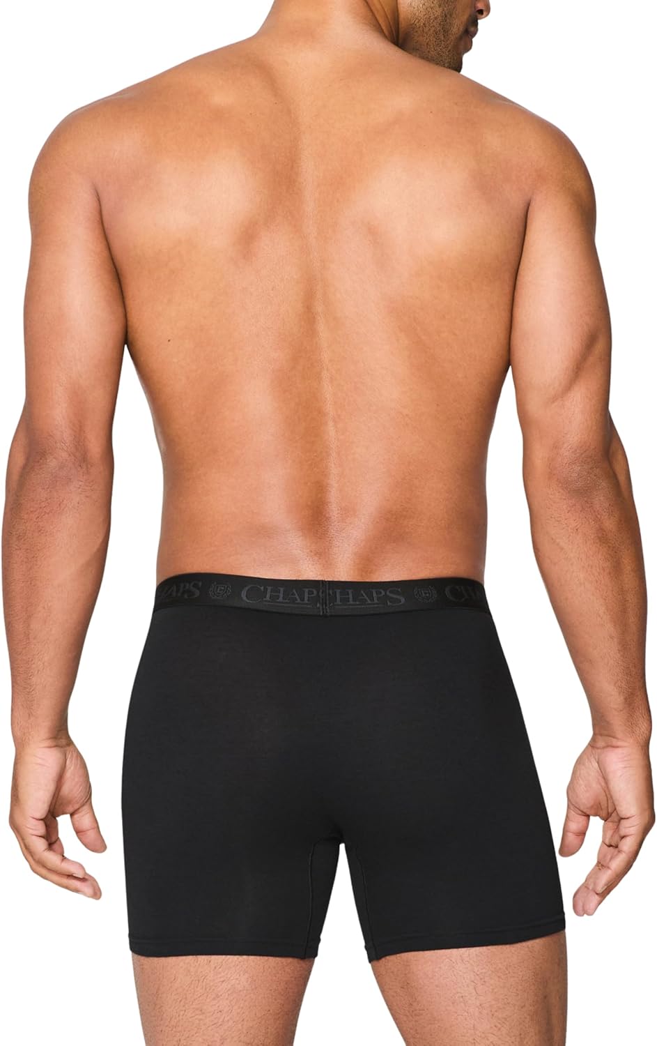 Chaps Men's Underwear, Stretch Cotton Boxer Briefs for Men, Moisture-wicking, 4-Pack - Image 3