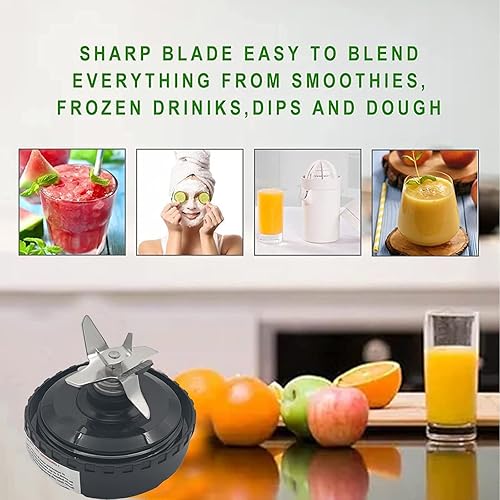 Miniatura 6 de Conjunto de cuchilla extractor de 6 aletas para Ninja de 16 onzas, compatible con Nurti Ninja BL660 BL663 BL663CO BL665Q BL770 BL770A BL771 BL771C