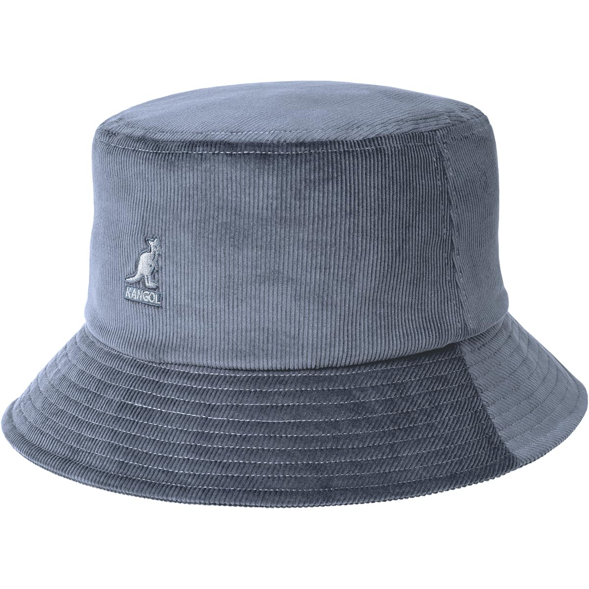 Kangol Cord Bucket Fisherman Hat Cotton Hat Unisex Winter Autumn Winter, Denim Blue, L