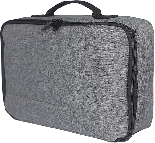 ALEOHALTER Universal Projector Anti Scratch Carrying Bag, Dustproof Portable Projector Case With Storage Pockets Compatible With Most Major Projectors