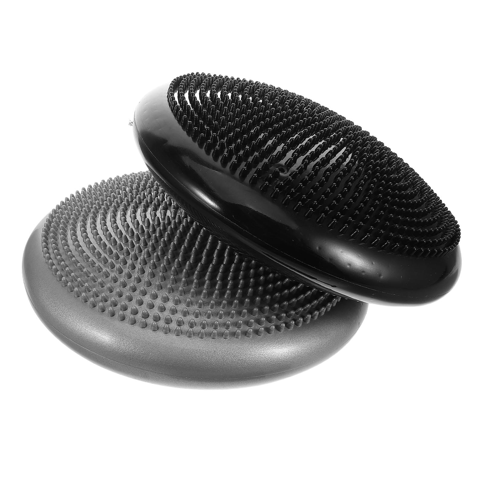 2 Stück Yoga Balance Kissen Rundes Pvc Balancekissen Aufblasbar für Massage und Gym Verbessert die Balance