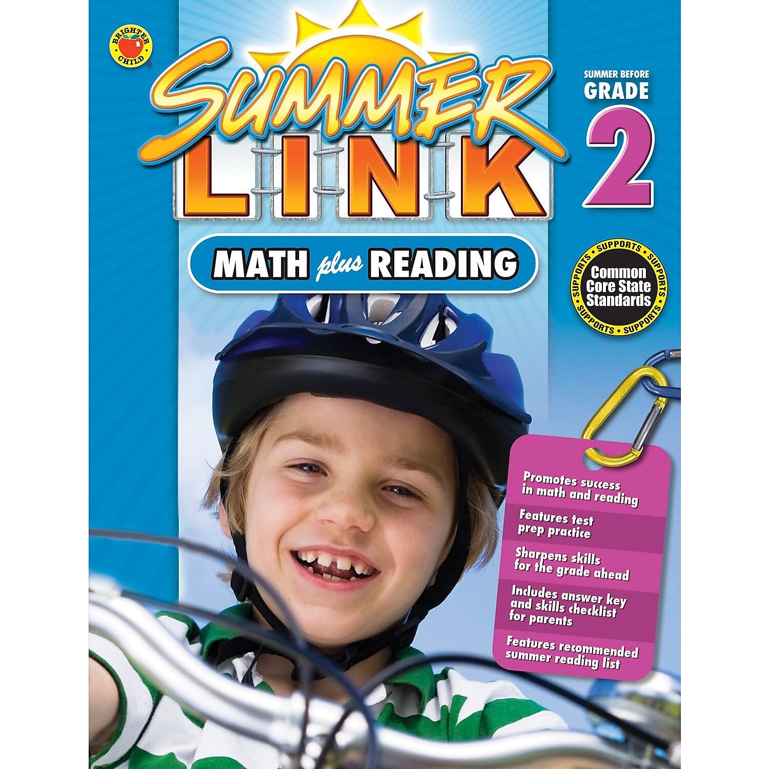 Cover of Summer Link: Math plus Reading Workbook Grade 1-2 eBook