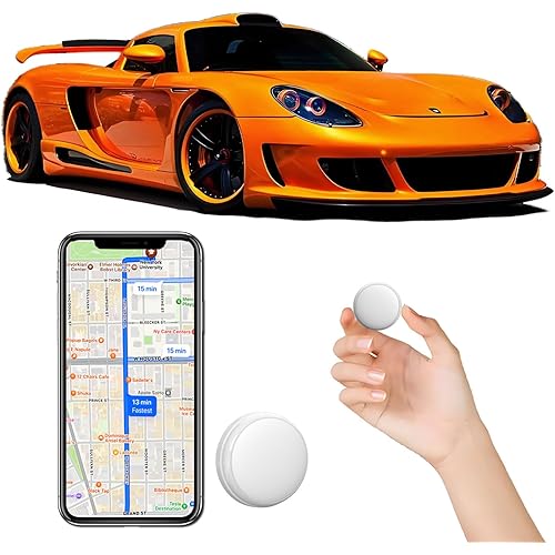 No Subscription Vehicle GPS Tracker Portable Car GPS Tracker Mini Magnetic GPS Device Full Coverage Pinpoint Vehicle Location Elderly Children Pets No SIM Card Required