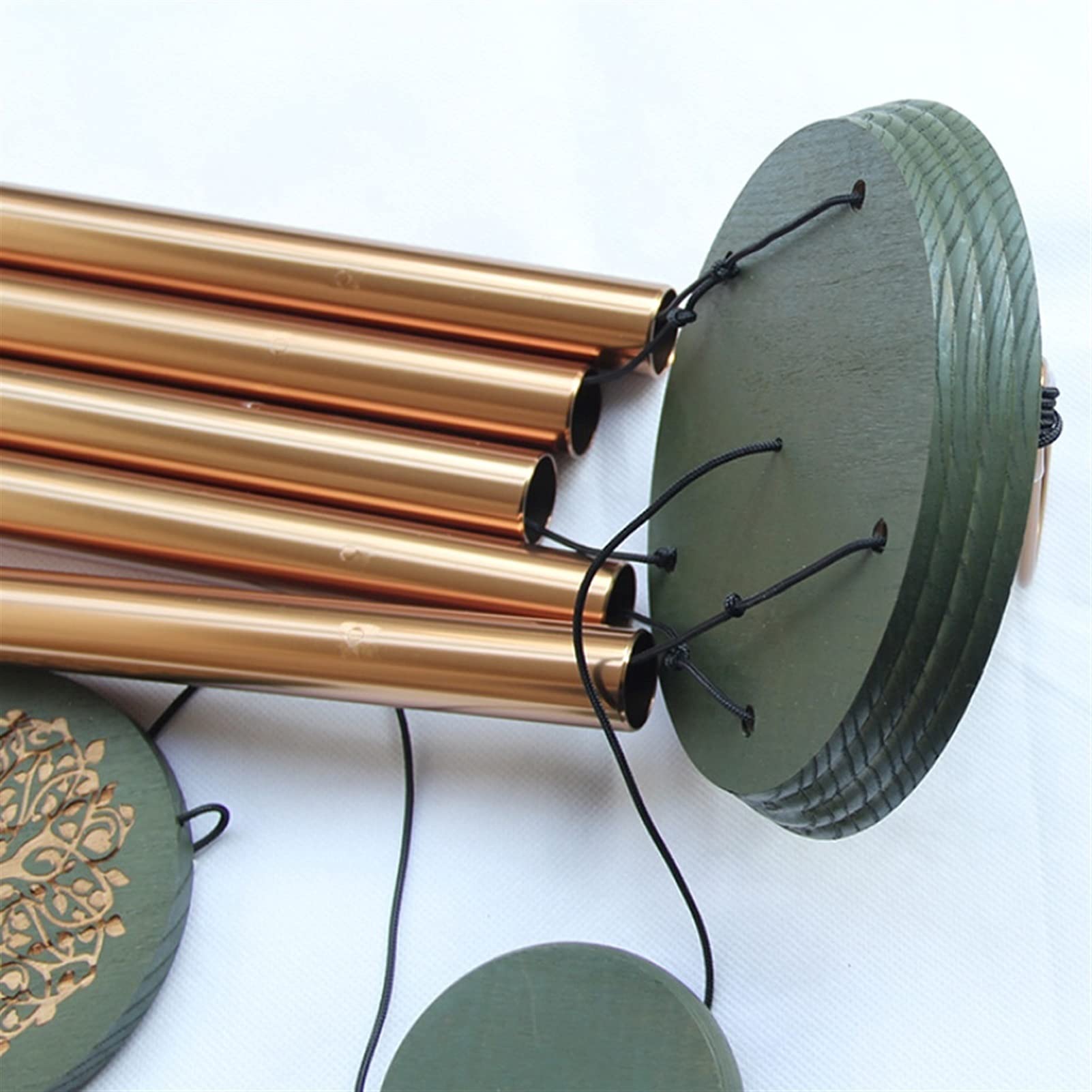 YYDS Dzwonki wietrzne Dzwonki wietrzne 91 cm Dzwonki 5 metalowych tubek Windchime do dekoracji ogrodu domu i prezenty na Dzień Dziecka idealna dekoracja